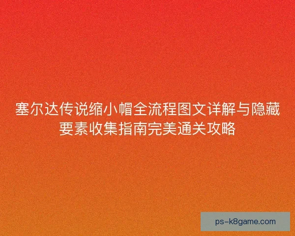 塞尔达传说缩小帽全流程图文详解与隐藏要素收集指南完美通关攻略
